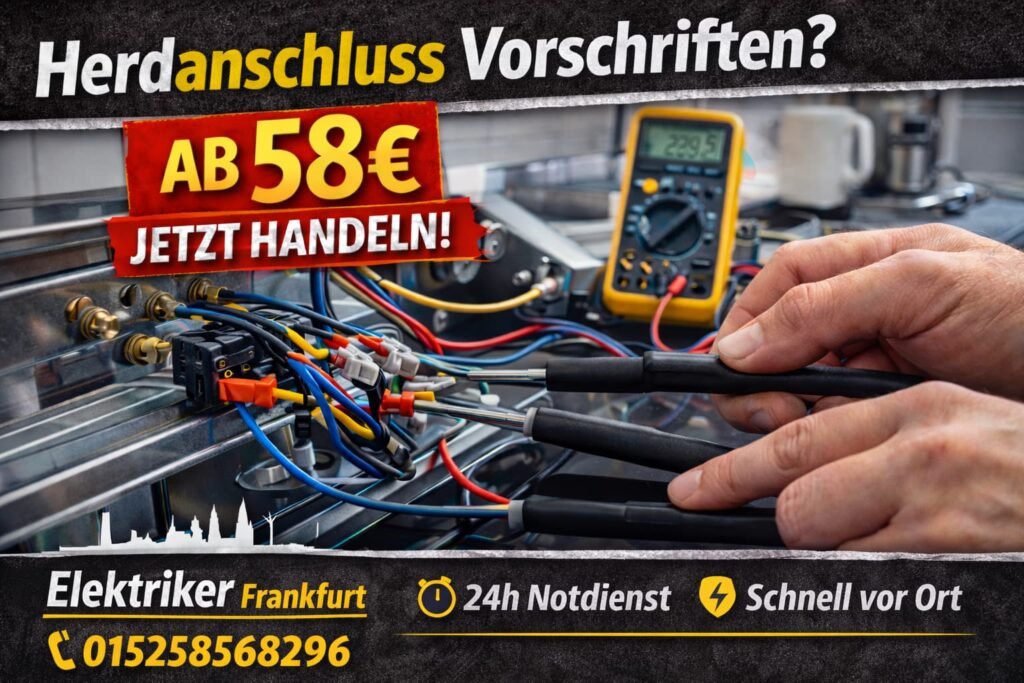 Herdanschluss Vorschriften