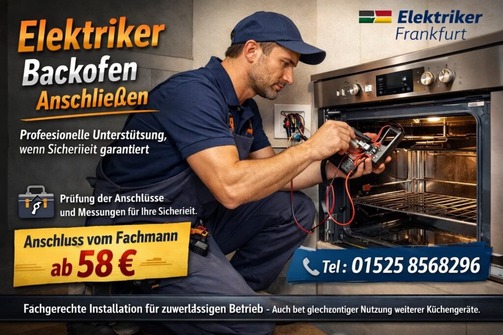 elektriker backofen anschließen