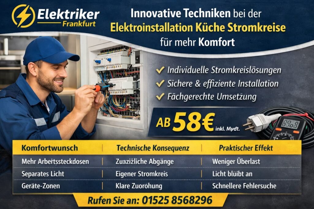 Elektroinstallation Küche Stromkreise
