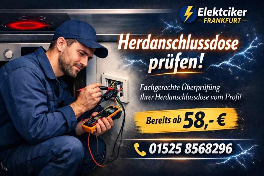 Herdanschlussdose prüfen