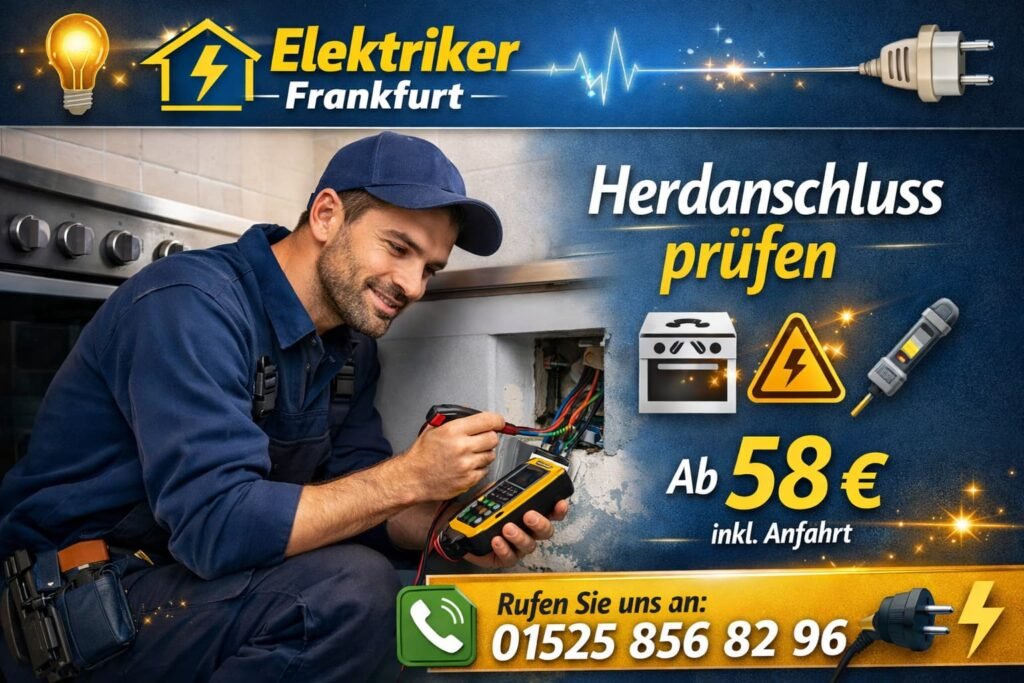 Herdanschluss prüfen