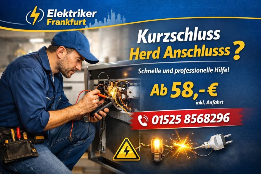 Kurzschluss Herd Anschluss