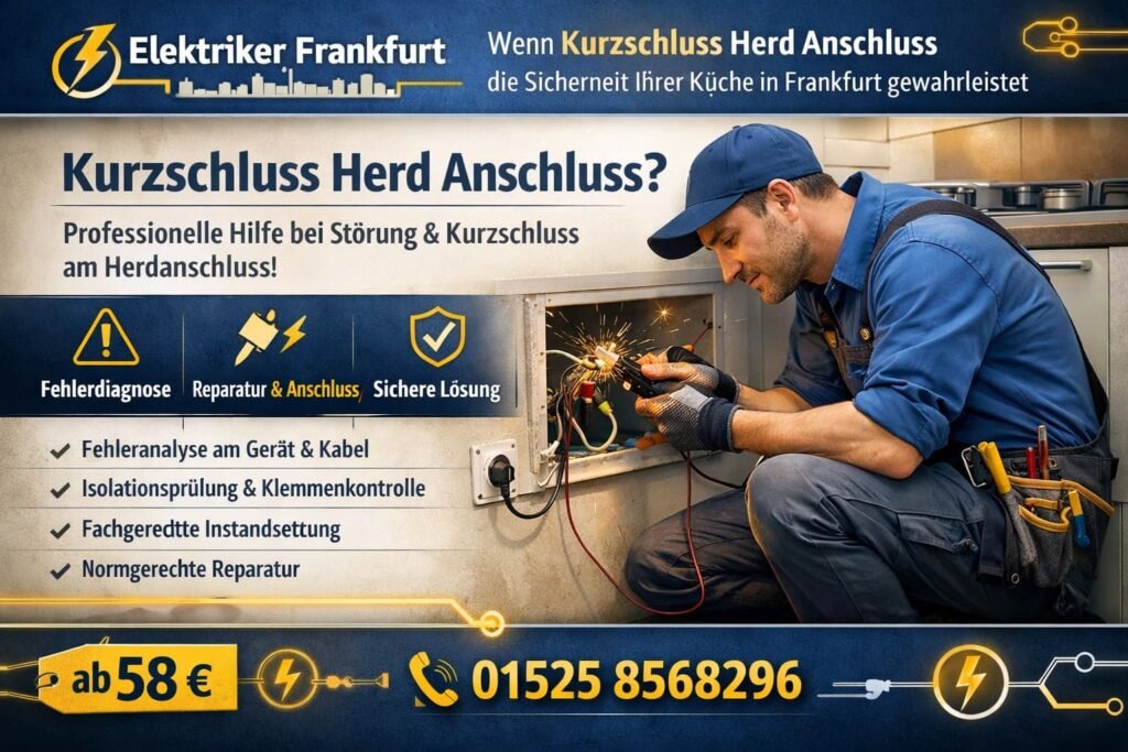 Kurzschluss Herd Anschluss