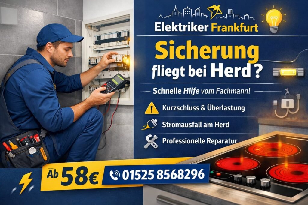 Sicherung fliegt bei Herd