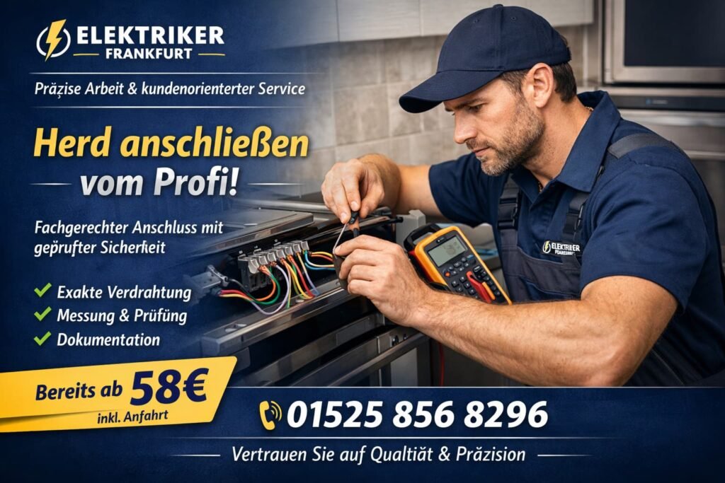 Elektriker Herd anschließen Kosten