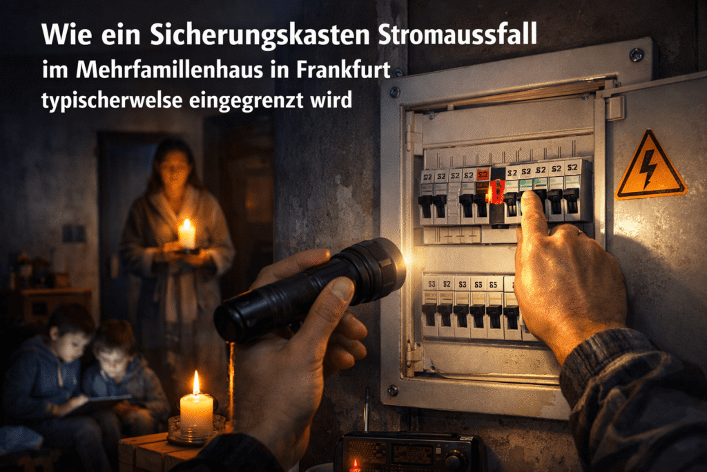 Stromausfall: Sicherung wird geprüft