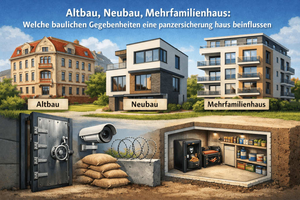 Altbau, Neubau und Mehrfamilienhäuser Ab