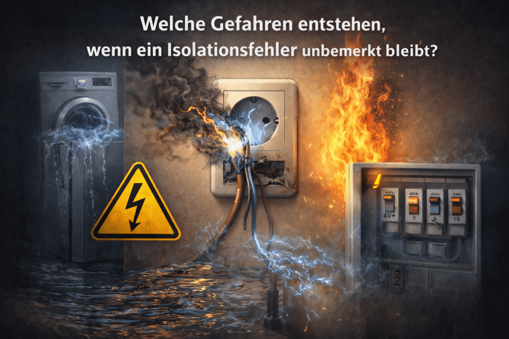 Isolationsfehler: Wasser, Strom und Brand