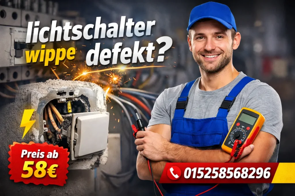 lichtschalter wippe defekt