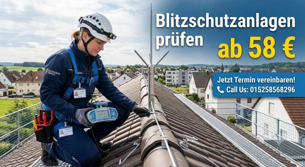 Blitzschutzanlagen prüfen