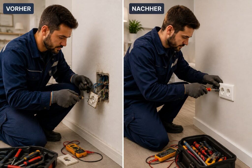 Doppel Lichtschalter wechseln
