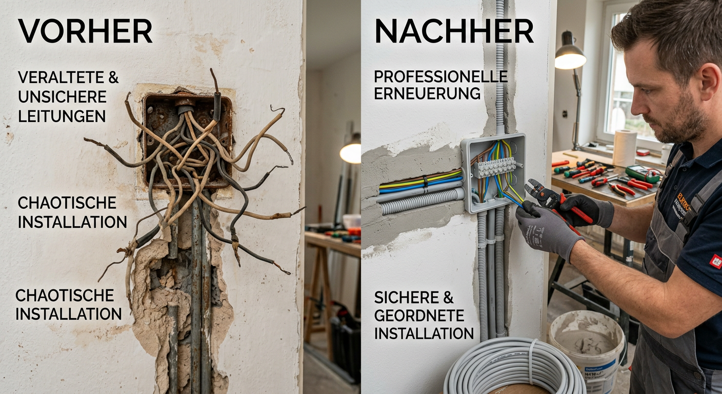 elektrische leitungen erneuern