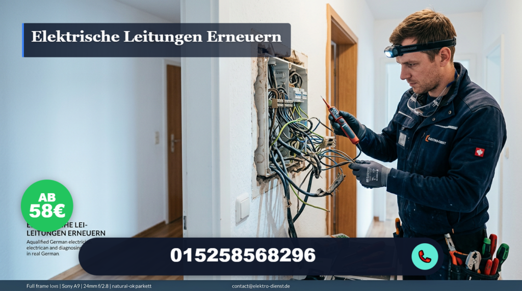 elektrische leitungen erneuern