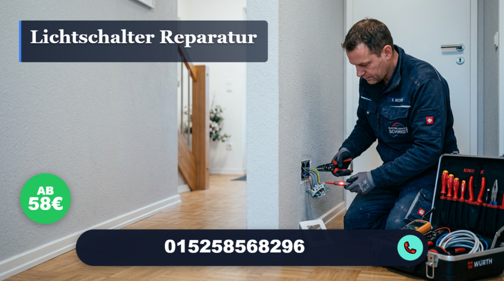 lichtschalter reparatur