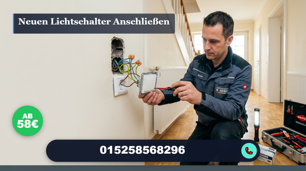 neuen lichtschalter anschließen