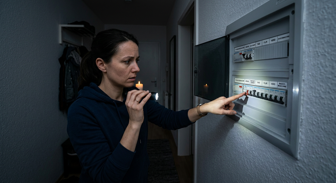 strom in der wohnung ausgefallen