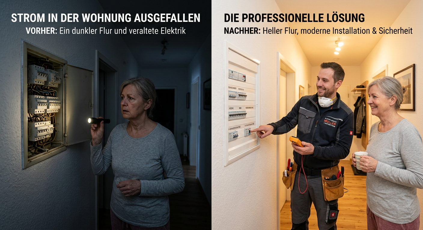 strom in der wohnung ausgefallen