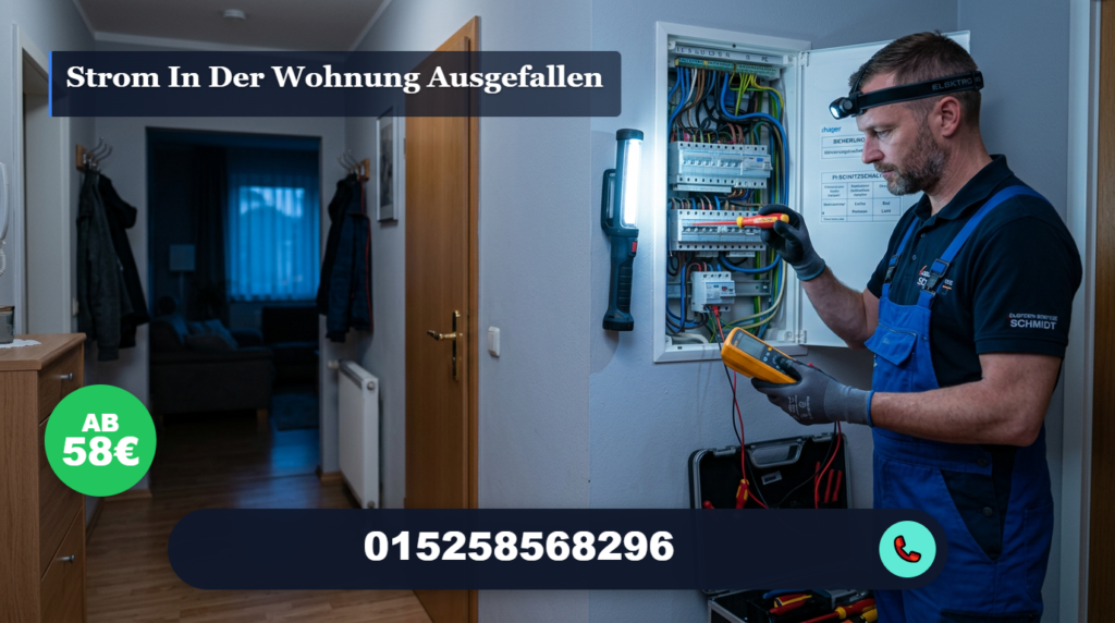 strom in der wohnung ausgefallen