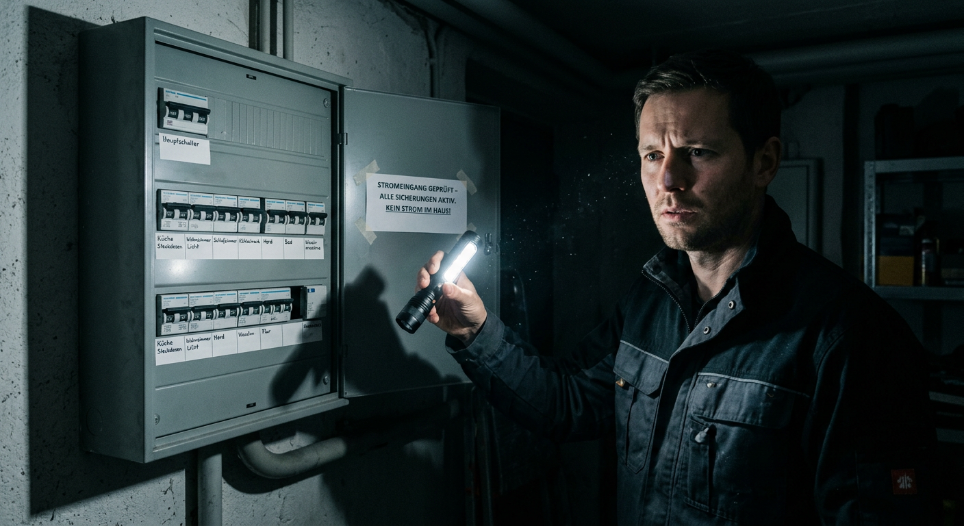 stromausfall aber keine sicherung raus