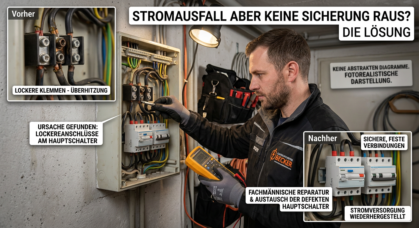 stromausfall aber keine sicherung raus