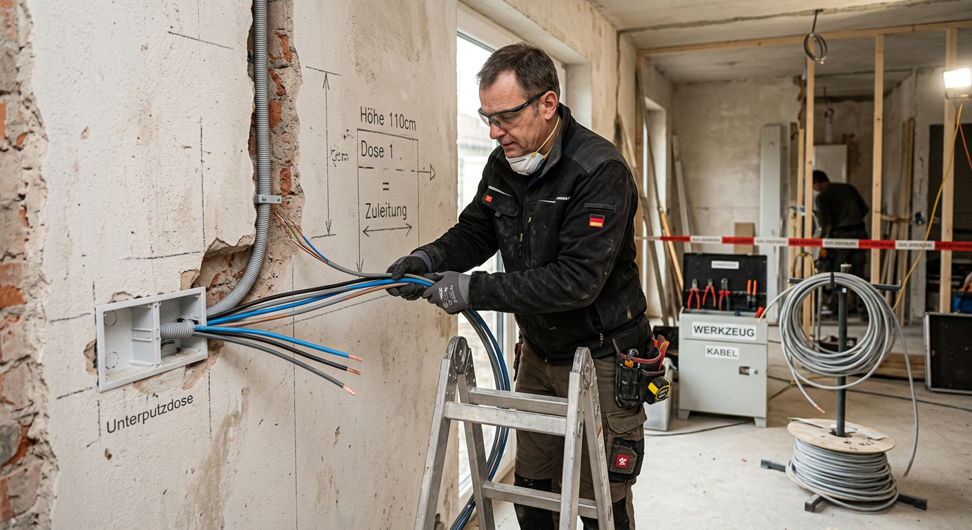 elektroleitungen verlegen