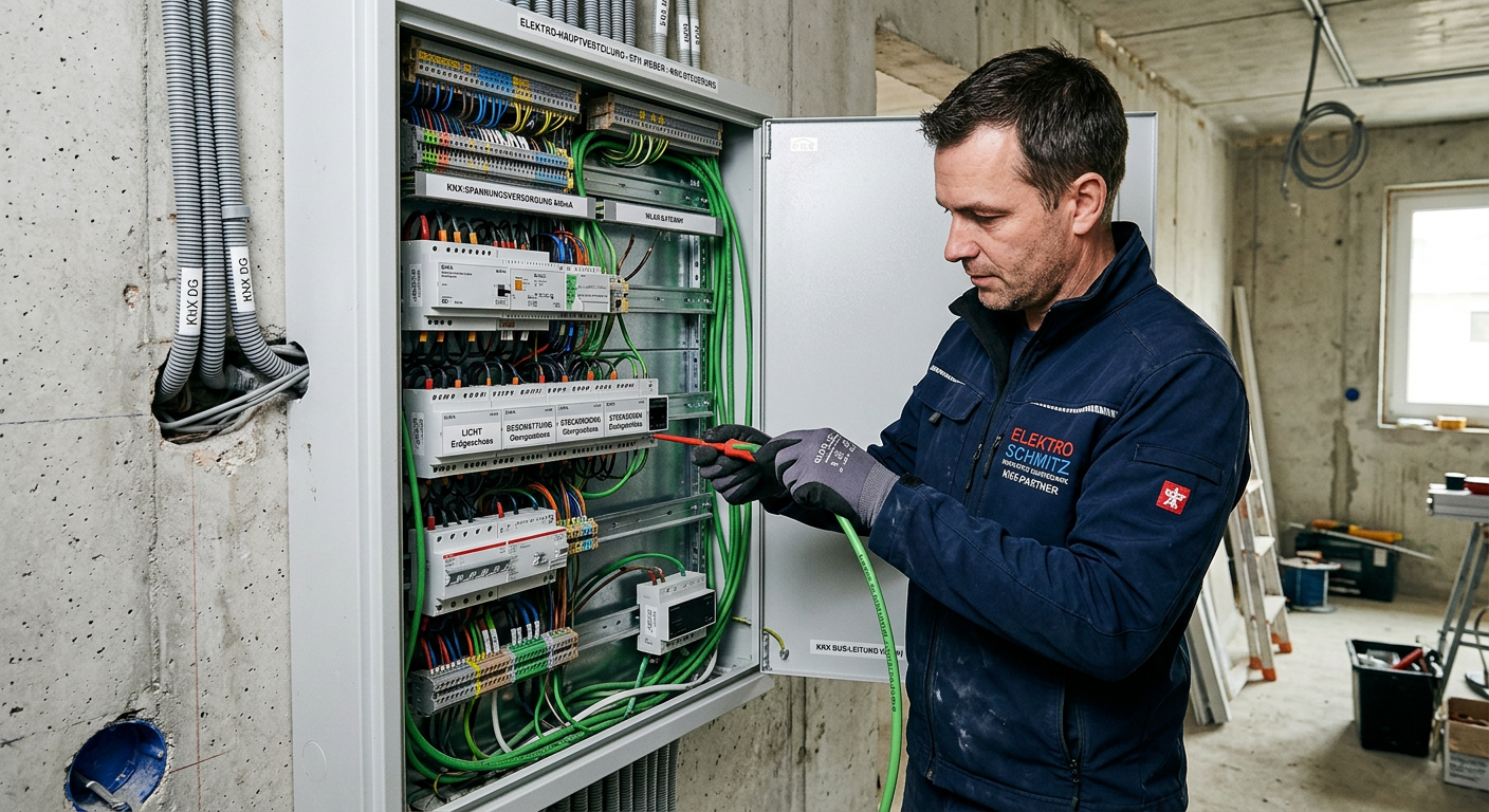 knx installation einfamilienhaus