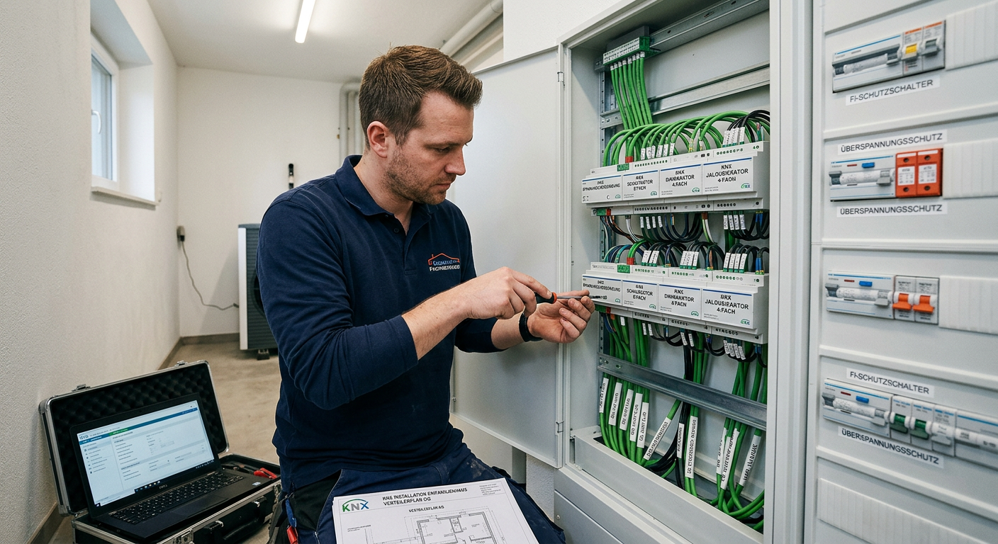 knx installation einfamilienhaus