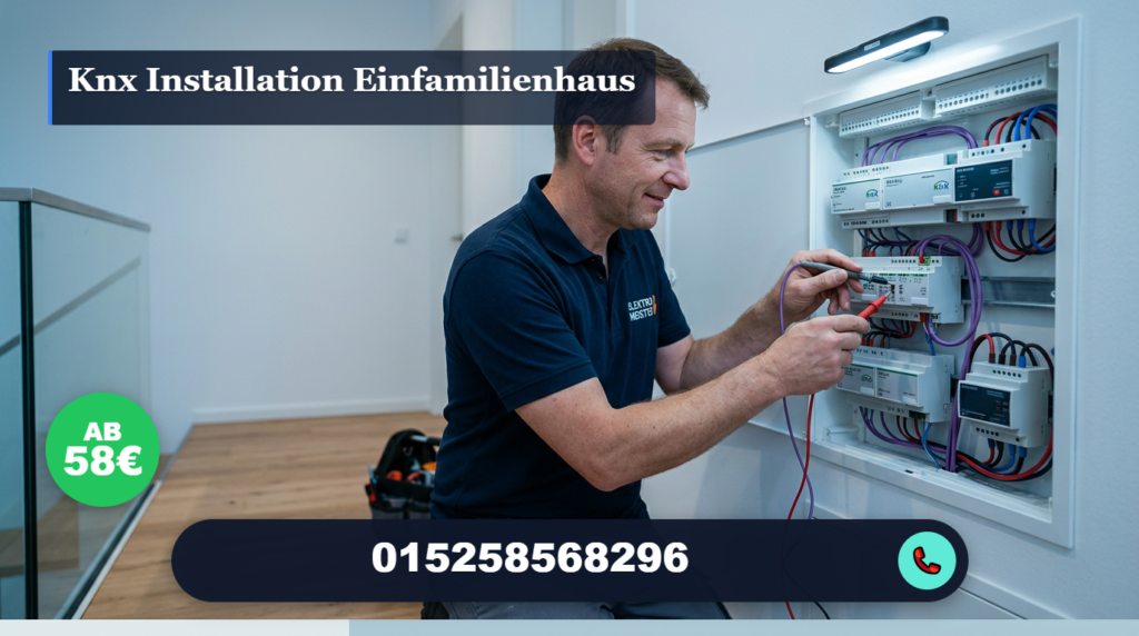 knx installation einfamilienhaus