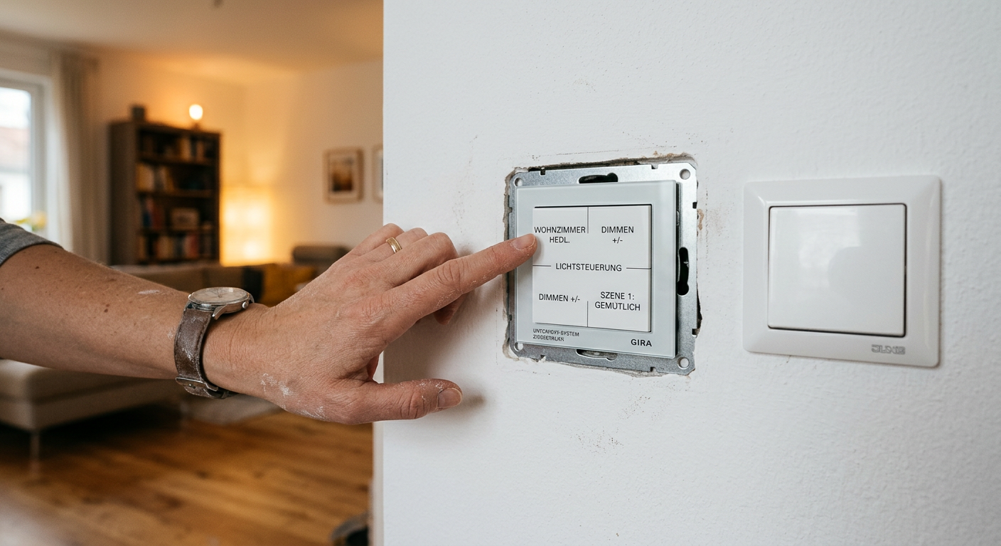 lichtsteuerung unterputz