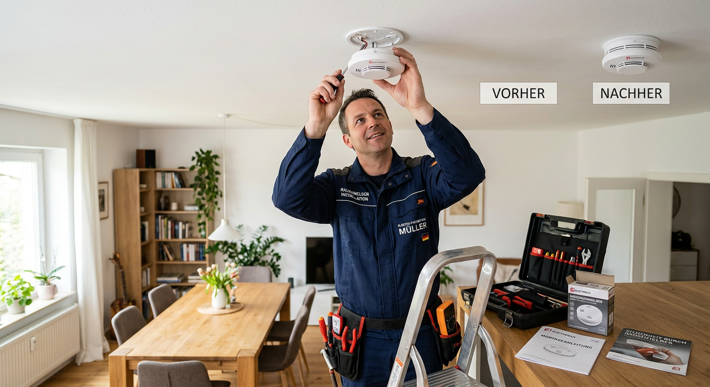 rauchmelder installation
