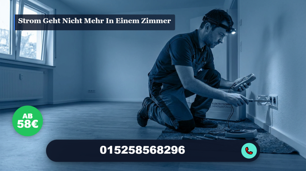 strom geht nicht mehr in einem zimmer