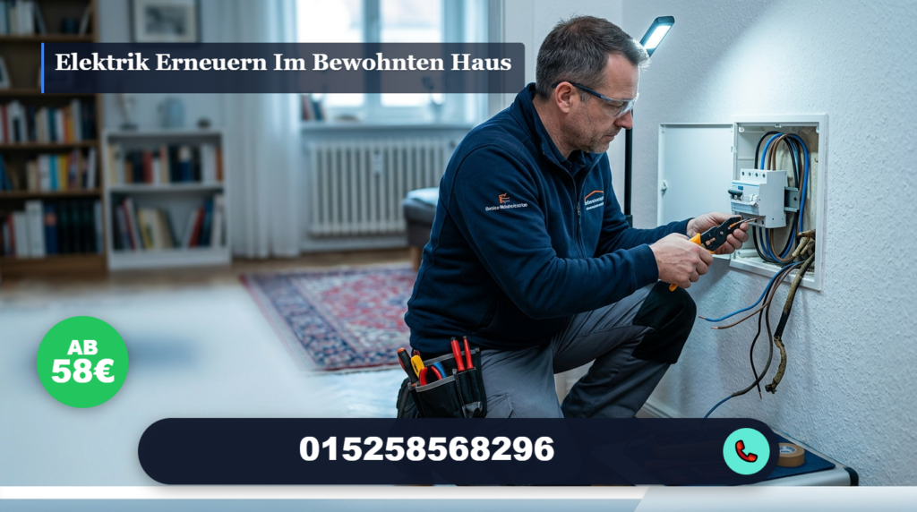elektrik erneuern im bewohnten haus