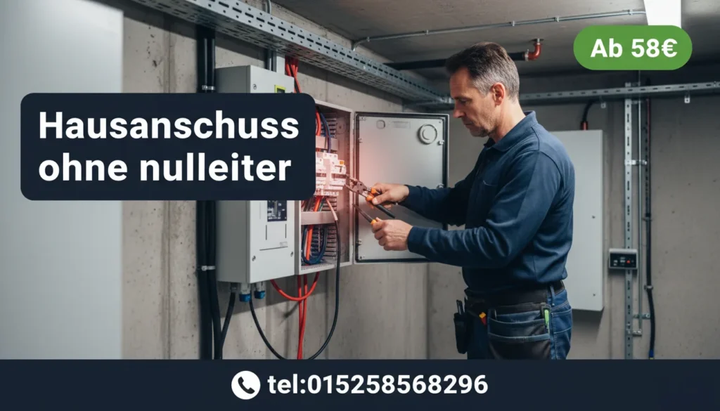 hausanschluss ohne nullleiter