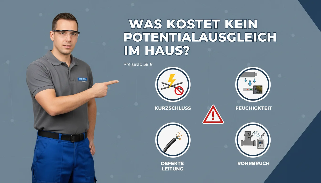 kein potentialausgleich im haus – Problem