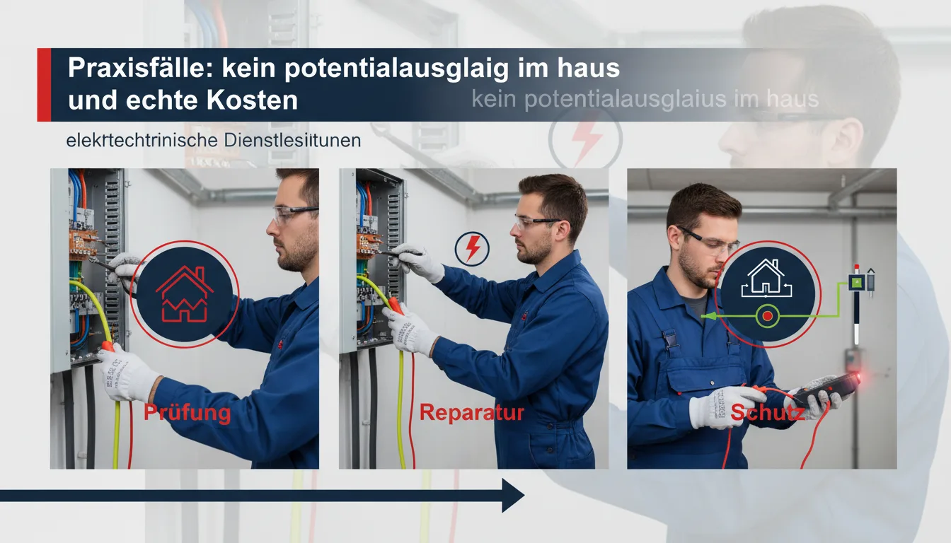 kein potentialausgleich im haus – Lösung