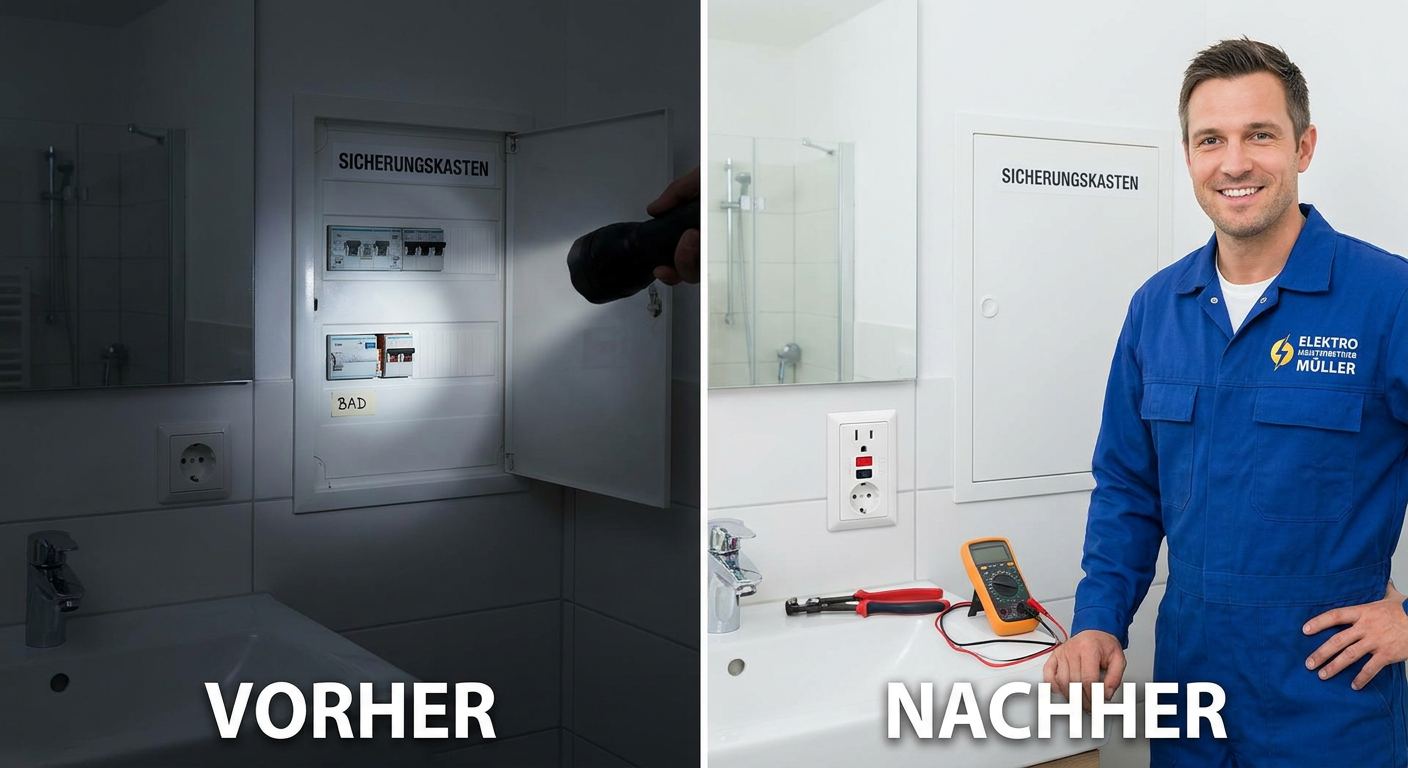 kein strom im bad sicherung drin