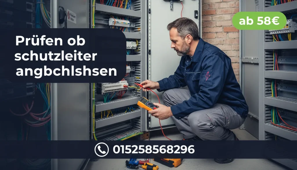 prüfen ob schutzleiter angeschlossen