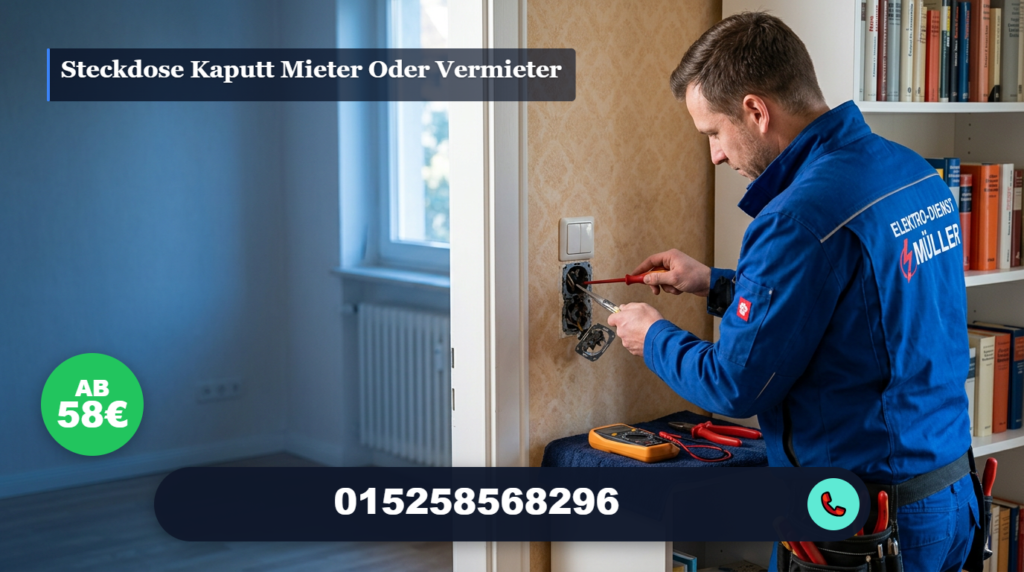 steckdose kaputt mieter oder vermieter