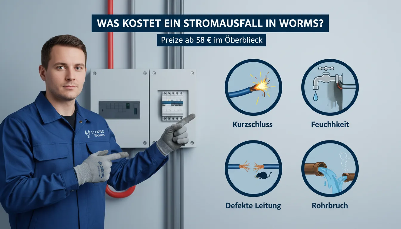stromausfall worms – Problem