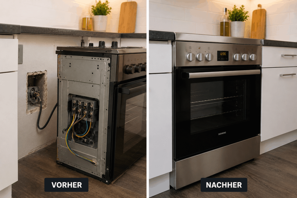 Elektriker für Herd anschließen Wiesbaden – Sicherer und fachgerechter Herdanschluss vor Ort